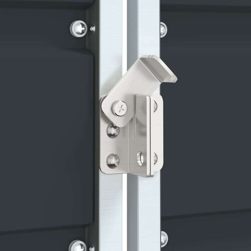 VidaXL Spremi&amp;scaron;te za jednu kantu za otpad antracit 72x81x115 cm čelično Slike