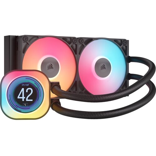 Corsair iCUE LINK TITAN 240 RX LCD Processor Air cooler 12 cm Black 1 pc(s) Cijene