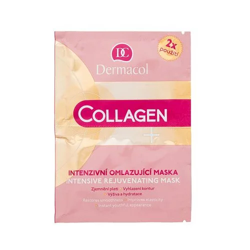 Dermacol collagen+ intenzivna pomlajevalna maska 2x8 g za ženske