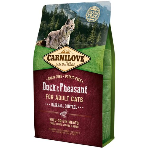 Carnilove Cat Adult Hairball Control - raca & fazan 2 kg Cene