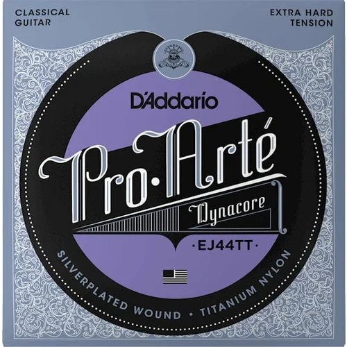 Daddario EJ44TT ProArte Dynacore,Titanium Trebles EXTRA HARD žice za klasičnu gitaru