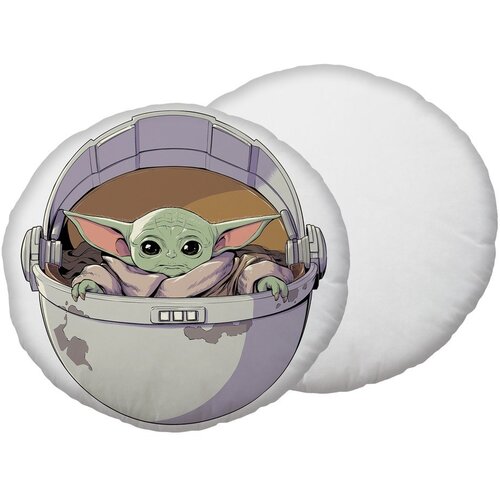 Jerry Fabrics Otro&amp;scaron;ka blazina iz mikropli&amp;scaron;a &amp;oslash; 40 cm Star Wars &amp;quot;Mandalorian 02&amp;quot; &amp;ndash; Slike