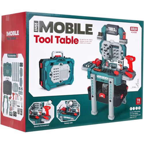  Dječja radionica za igru Enthusiasts 78 elemenata - zelena Cijene