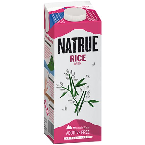 Natrue biljno mleko od PIRINČA bez dodatog šećera, 1l Slike