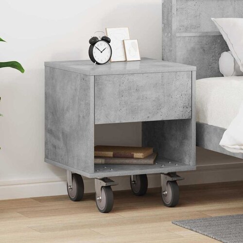  Noćni ormarić Betonski sivi 40,5 x 40 x 48 cm Konstruirano drvo Cene
