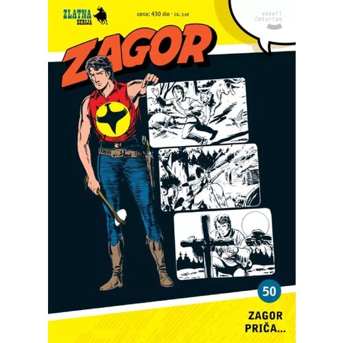 Veseli četvrtak Grupa autora - Zlatna serija 50 kor A - Zagor priča Slike