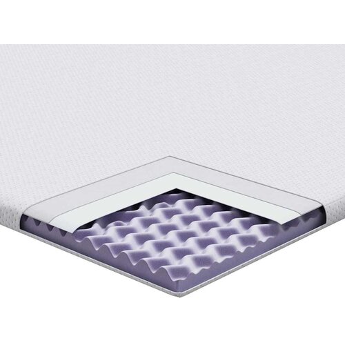  Nadmadrac Bijelo 100 x 200 cm Jakard tkanina Slike