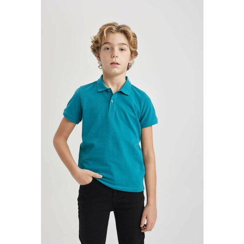 Defacto Boy Regular Fit Polo Neck Pique Polo T-Shirt Slike