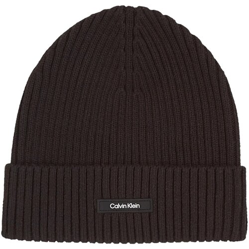 Calvin Klein Jeans Kape CLASSIC COTTON RIB BEANIE K50K512362 Črna Cene