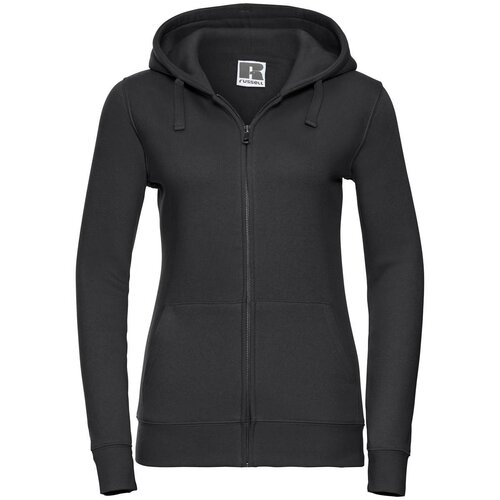 RUSSELL Black women&amp;#039;s sweatshirt with hood and zipper Authentic Slike