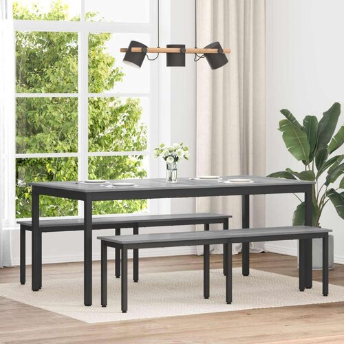  Klupa Siva Sonoma 160 x 35 x 45 cm Konstruirano drvo Cijene