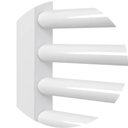 Bial kopalniški cevni radiator alta 450 x 974 (bela)