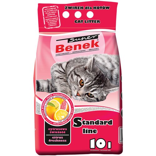 Benek Super Citrus Freshness - 10 L (pribl. 8 kg) Cene
