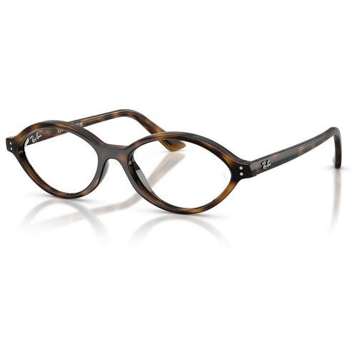 Ray-ban Dioptrijske naočare Romy Bio Based 0RX7265 8320, Ovalne, Smeđa boja Slike