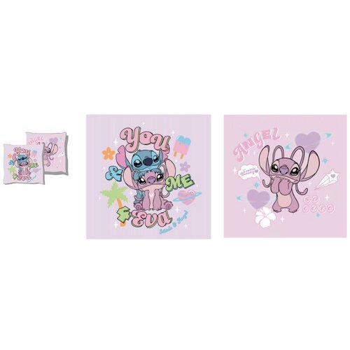 Disney Stitch Ukrasni jastuk - Angel &amp;amp; Stitch, 38 x 38 cm Slike