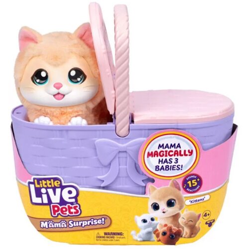 MOOSE ENTERPRISE Little Live Pets: Mačkica u ko&amp;scaron;ari sa svojim mačićima Slike