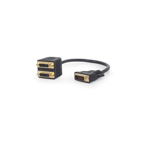 VIDEO splitter DVI DVI-D male to dual DVI female 0,3m, GEMBIRD A-DVI-2DVI-01 Slike