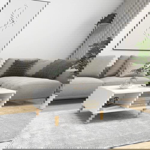 VidaXL Klubska mizica bela 60x60x30 cm iverna plo&amp;scaron;ča, (20625548) Slike