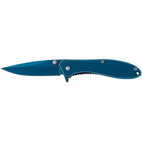 Ausonia preklopni nož, prohrom sečivo i drška, plav 17,5 cm Slike