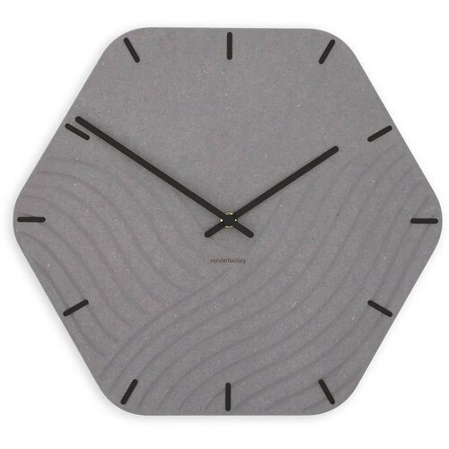 Von Der Factory Zidni sat Luxhora Unda Light Grey 11 boja kazaljki Cene