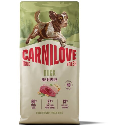 Carnilove Dog True Fresh Puppy, briketi - raca 12 kg Cene