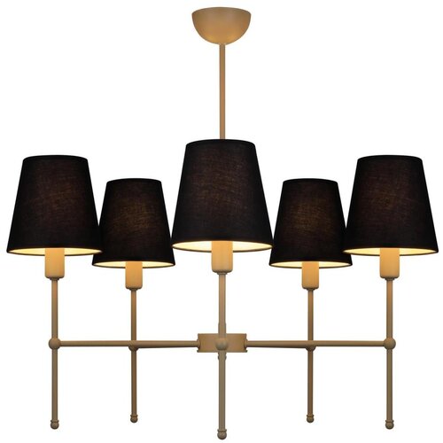  Luster na &scaron;ipci MADELA 5xE14/40W/230V crna/bež Cene