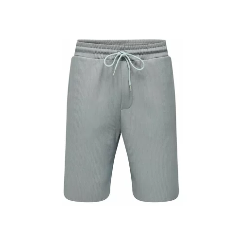 Only & Sons Kratke hlače iz tkanine 22025037 Siva Loose Fit