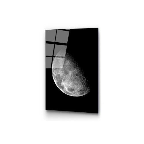 Wallxpert dekorativna slika od kaljenog stakla moon (uv 200) 70 x 100cm Slike