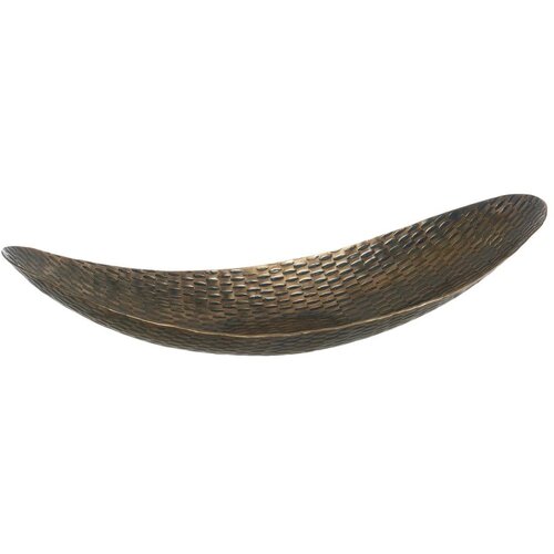 Ixia Kovinski dekorativni pladenj 48x16 cm Bronze – Cene