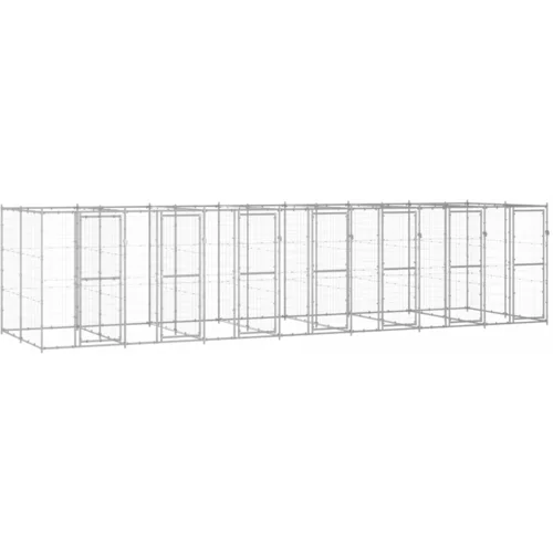  vanjski kavez za pse od pocinčanog čelika 16,94 m²
