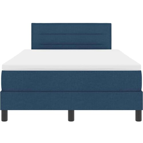  Boxspring krevet s madracem Plava 120 x 190 cm tkanina Slike