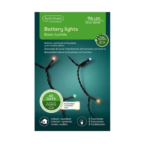  Led novogodišnje lampice baterija 8 funkcija Multi L710cm Lumineo 497146 Cene