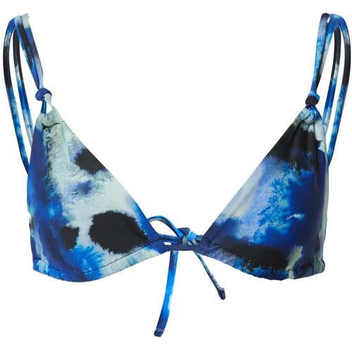 Top Shop Bikini zgornji del modra / pastelno modra / temno modra / off-bela
