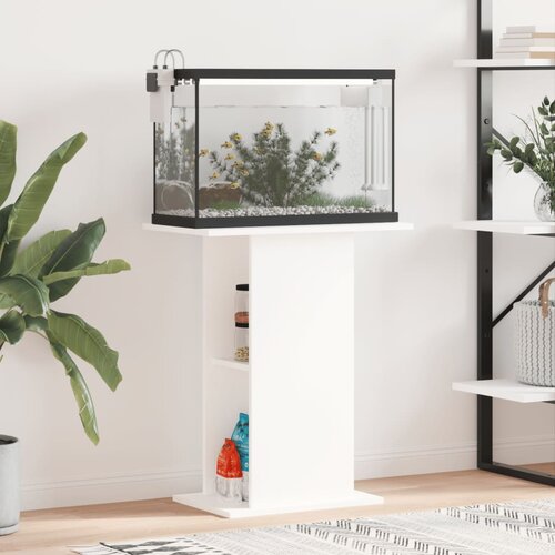 vidaXL Stojalo za akvarij belo 60,5x36x72,5 cm inženirski les Cene