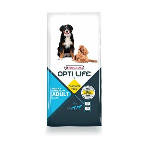 Life Opti Life Light Adult Medium i Maxi Piletina i Pirinač 12,5 kg Cene