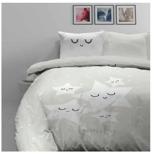 Svilanit otroška bombažna posteljnina Star Family - 140x200 + 50x70 cm