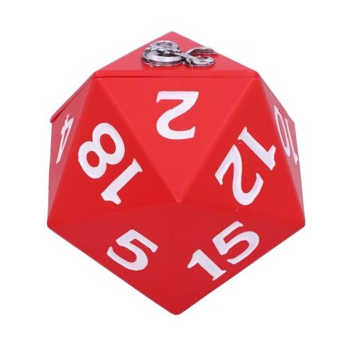 Nemesis Now Dungeons &amp;amp; Dragons D20 dice box dekorativna &amp;scaron;katlica Slike