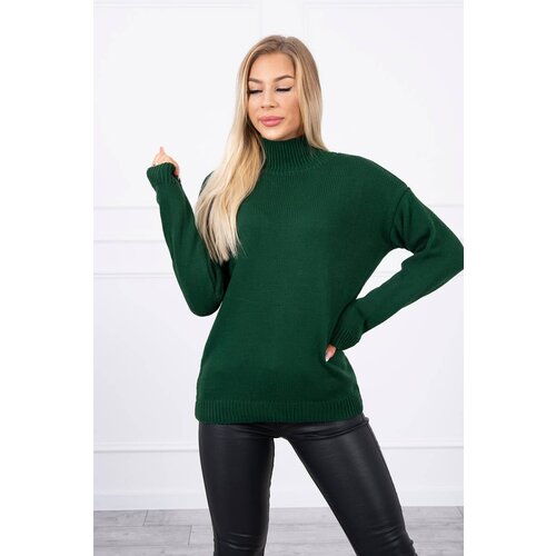 Kesi High neckline sweater green Slike