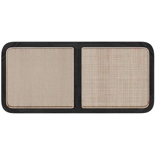  Uzglavlje s uzglavljem Crna 120 x 55 x 3 cm Ratan Slike
