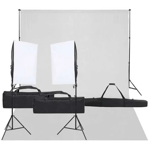 Den Komplet za foto studio z lučmi in ozadjem