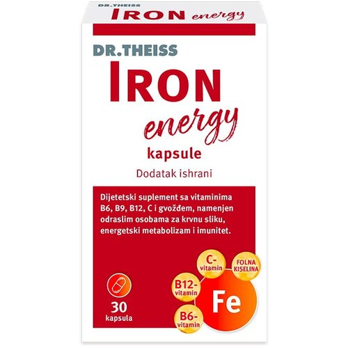 Dr. Theiss iron energy 30 kapsula Cene