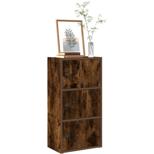  Regal za knjige boja hrasta 40x24x77 cm od konstruiranog drva Smeđa Slike
