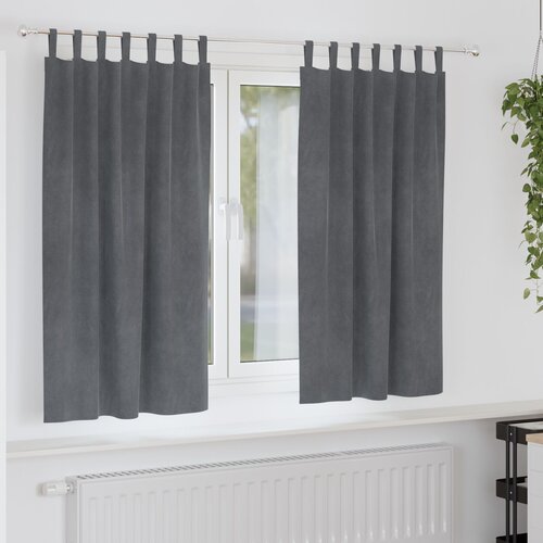 vidaXL Zavjese Svjetlosive Poliester 140 x 175 cm Dekorativni umetci Cijene