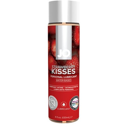 System Jo lubrikant jo H2O s okusom strawberry kiss, 120 ml Slike