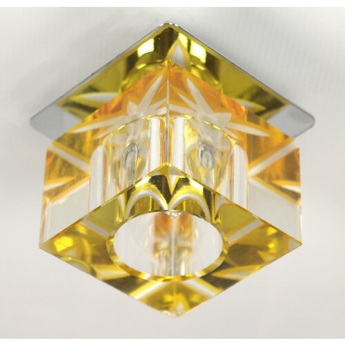Candellux SK-47 ch/ye-t G4 konstantno usmerena svetiljka kristal 20W G4 kocka okruglo žuta Cene