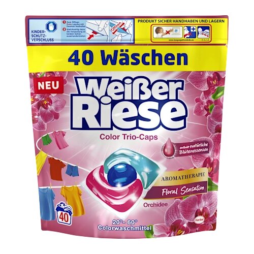 Wei&amp;szlig;er Riese Weisser Riese Floral Sensation kapsule za rublje Orchid, 40 kom / XXL Slike