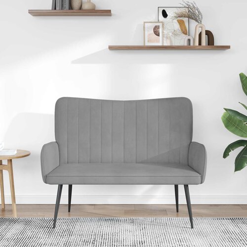 SOFA za dvije osobe Svjetlosiva 115 x 61 x 87 cm Bar&amp;scaron;un Slike