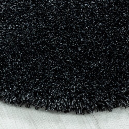 XXXL Preproga Fluffy, &amp;Oslash; 80cm, Antracit Slike