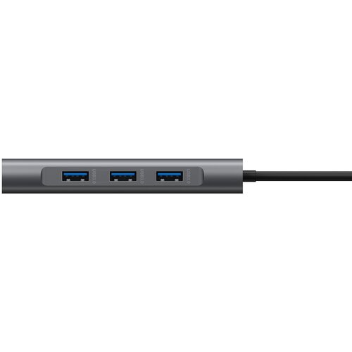 Icybox Docking stanica IB-DK4040-CPD, USB-C na 3x USB-A, RJ-45, 1x HDMI, 1x VGA, 1x 3.5mm Slike