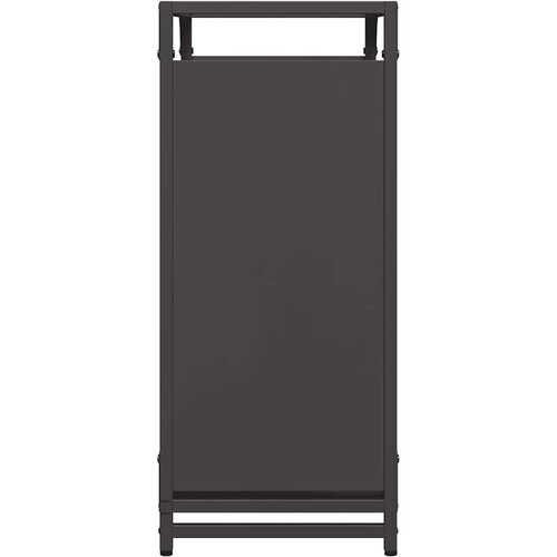  Stalak za drva crni 60x28x65 cm hladno valjani čelik Slike